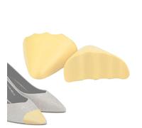 Inserts de coussin d'orteil - Remplisseurs de chaussures en mousse PU souple, coussinets de confort respirants, design à bout rond pointu, doublures de chaussures plates en cuir, 4 choix de couleurs |
