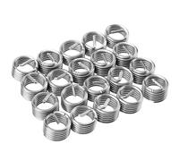 INSERTS DE FIL ENROULÉ EN ACIER INOXYDABLE SS304 POUR UNE RÉSISTANCE DE CONNEXION AMÉLIORÉE M18 ADAPTÉ AUX MATÉRIAUX À FAIBLE RÉSISTANCE (20 pièces (M18*2.5 * 1D))