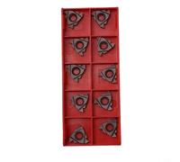 Inserts de filetage en carbure MMT16IR AG55 VP15TF & MMT16ER AG60-S pour tour CNC, inserts indexables standard ISO, 10 pièces par boîte, pour