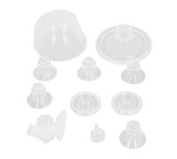 Inserts de flasque pour tire-lait portable 13 mm à 21 mm, kit de flasque en silicone pour tire-lait avec bouclier de 24 mm, compatible avec les modèles S9, S10 et S12, ainsi