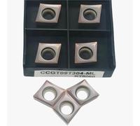 Inserts de fraisage en carbure CNC CCGT09T304 CCGT09T301 CCGT09T302-ML KT8060, outils de tournage indexables, 10 pièces(CCGT09T304-ML KT8060)
