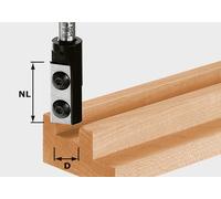 Inserts de fraise à rainurer Festool HW S8 D10/25 WP Z1 (491079) pour OF 900, OF 1000, OF 1010, OF 1010 R, OF 1400, OF 2000, OF 2200