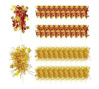 Inserts De Gâteau En Soie Étoile Et Pluie 40 Pièces, Inserts De Gâteau À Paillettes, Décorations De Gâteaux Créatives, Inserts De Décoration Alimentaire