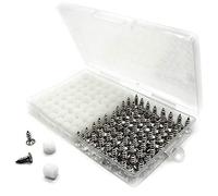 Inserts de goujon de charnière en plastique avec vis, paquet de 100