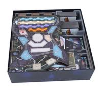 Inserts de jeu pliés Clank in Space + Solution de rangement pour jeu d'extensio
