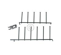 Inserts de panier supérieur compatibles avec Siemens 12004142 Pointes de pliage pour lunettes Lave-vaisselle