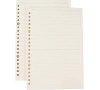 Inserts De Papier À Lignes A5 Pour Cahier À Spirale, 80 G/M² - 240 Pages (Ligné Refill)
