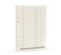 Inserts de planificateur A5, recharge à 6 anneaux, carnet de compte personnel Filofax, 90 pages imprimées recto-verso, papier 100 g/m², Harphia