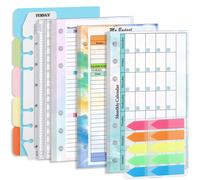 Inserts De Planificateur A6, Inserts De Classeur De Budget Avec 7 Poches, Papier De Recharge De Planificateur Financier, Inserts De Suivi Des Dépenses - Dégradé