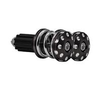Inserts de poids d'extrémité de guidon de moto au design innovant à ressort adaptés pour une meilleure stabilité et une réduction des vibrations en alliage d'aluminium