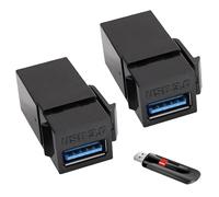Inserts de prise Keystone USB 3.0 - Prise USB Keystone | Coupleur USB Keystone, module mural haute vitesse, connecteur d'extension USB pour transmission audio, synchronisation des données, charge