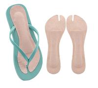 Inserts de sandales pour tongs - Coussinets adhésifs de soutien de la voûte plantaire | Protections de coussin coupables pour -pied | Coussinet en cuir souple pour pantoufles, sandales