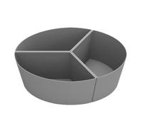 Inserts de séparation pour cocottes, inserts pour sauteuses, anti-fuite, cloison réutilisable en silicone, pour cuisiner trois plats à la fois, cloison en silicone pour mijoteuses