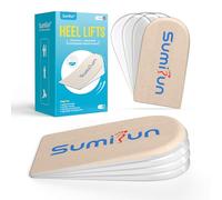 Inserts de talon orthopédiques réglables - 4 couches pour homme - Jambe inégale - Éperon calcanéen - Hauteur: 6,35 mm / 1,9 cm