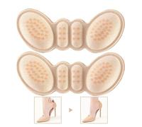 Inserts de talon pour femme, inserts de talon de chaussure | 2 coussinets de talon antidérapants - Protège-talons de chaussures réutilisables pour femmes, doublure de talon confortable, inserts de tal