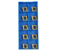 Inserts de tournage en carbure CCMT09T308HMP CP9030 pour tour CNC avec force de coupe réduite et rupture des copeaux pour acier inoxydable fonte