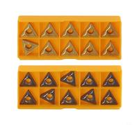 Inserts de tournage en carbure TCMT16T304 TCMT16T308, 20 pièces, performance supérieure pour la coupe du métal