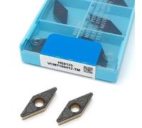 Inserts De Tournage Lame de coupe CNC for tour à métaux, outil de découpe for alliage de voiture, trou interne, Vcmt110304 Vcmt110308 Vcmt160404 Vcmt160408 Vcmt160412 Tm Hs8125(Vcmt160412-Tm Hs8125)