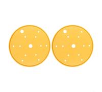 Inserts Drainage Pots 25cm Lot de 2 Réduit Terre(Yellow) | Réduit besoin terre, design espace, pour idéal grands pots, installation rapide, lot de deux pièces