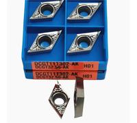 Inserts En Aluminium DCGT11T302 DCGT11T304 DCGT11T308 AK H01, 10 Pièces, Outils De Tournage Pour Tour CNC AL Plaquettes de Carbure CNC(DCGT11T302-AK H01)