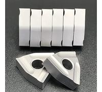 Inserts en carbure CNC WNMG080408 R-S cermet Outil de tournage Insert en carbure professionnel Traitement de l'acier Lame de polissage WNMG 080408 Cermet Outils de tour CNC (WNMG080408R-S Cermet)