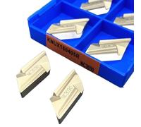 Inserts en carbure KNUX160405R KNUX160405L KNUX/160405L 160405R NC3020 NC3030, outils de tour à métaux, lame de traitement de l'acier 10 pièces/boîte (Size : KNUX160405L NC3020)
