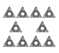 Inserts en carbure TCGT090204-AK 01 1.81.51, outils de tour CNC indexables for le travail des métaux, bord tranchant for l'aluminium et le cuivre, 10 pièces(TCGT090208 (1.81.52))