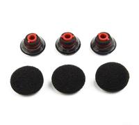 Inserts en mousse de silicone pour écouteurs Plantronics pour casques Voyager 5200 5220 conçus pour une installation et un retrait répétés (3 pièces L (16 mm)