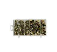 inserts filetes acier zingue - assortiment de 3 a 10 mm -