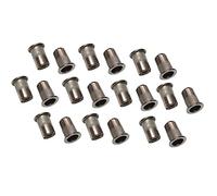 INSERTS FILETES INOX A2 AISI 304 DE 8 mm TETE PLATE