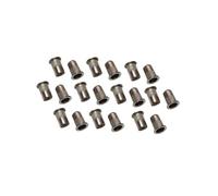 inserts filetes inox a2, tete plate, assortiment de 3 a 8 mm -