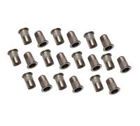 INSERTS FILETES INOX A2, TETE PLATE, ASSORTIMENT de 3 à 8 mm