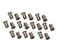 inserts filetes inox de 6 mm tete plate -