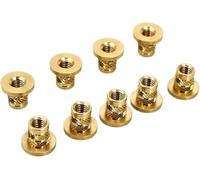 Inserts filetés, Insert thermique en laiton M2 -M8, bride moletée thermofusible, filetage d'écrou cuivre, Type T for imprimante 3D