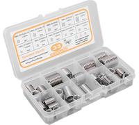 Inserts filetés, inserts de réparation filetés, inserts filetés en acier inoxydable, écrou réducteur de filets, kit d'assortiment d'inserts filetés, manchons de réparation de filets