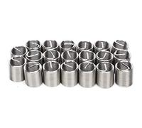 Inserts Filetés M12 x 1,25 Lot de 20 - Kit Réparation Filetage Automobile en Acier Fil Enroulé