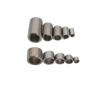Inserts filetés pour matériel Insert de filetage en acier inoxydable M3 M4 M5 M6 M8, Kit manchons réparation, Type bobine hélicoïdale métrique, Inserts vis, 150 pièces