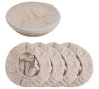 Inserts lin pour paniers pain x4 24x9 cm Pour banneton fermentation levain Label YYV