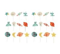 Inserts Pour Cupcakes Space Planet - Papier Écologique - 8,5 X 4,4 Cm - Parfaits Pour Les Fêtes Et Les Célébrations