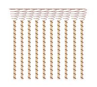 Inserts pour la culture électrique - 12 pouces -Bâtons en cuivre de culture électrique | Long 10 pièces - Inserts de cuivre de jardin, installations de bobines de cuivre - Outils de jardin pour une