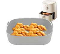Inserts pour paniers de friteuse à air chaud - Inserts en silicone avec fonction d'égouttement 3D - Films de cuisson de qualité alimentaire - Pour rôtir des pizzas, des gâteaux, des collations pour la