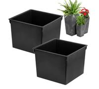 Inserts Pour Pots De Fleurs - Botle - Set 2x Noir - 3 L - Résistants Aux Intempéries - Humidité Optimale Multicolore