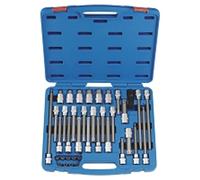Inserts spéciaux pour tournevis de grande taille Jeu de clés à douille, 38 pcs.