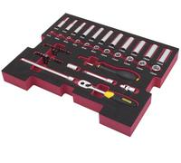 Inserts STANLEY FATMAX TSTAK IV - Jeu de douilles 1/4 - 48 pièces - FMHT0-74295