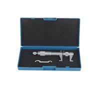 Inside Micrometer Stainless Steel High Accuracy 0.01 mm, Alloy Head Inner Diameter Measuring Tool with Ratchet and Locking Device for 25-50 mm or 50-75 mm Range (50-75mm)