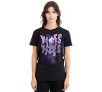 Inside Out 2 Fear Ladies T Shirt, Black, Noir, S Femme