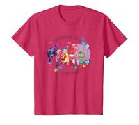 Inside Out Believe In Yourself T-Shirt, Enfant, Rouge Chiné, 8 ans