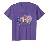 Inside Out Believe In Yourself T-Shirt, Enfant, Violet Chiné, 12 ans