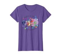 Inside Out Believe In Yourself T-Shirt, Femme, Violet Chiné, 3XL