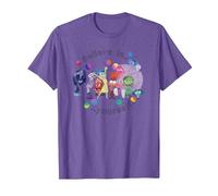 Inside Out Believe In Yourself T-Shirt, Homme, Violet Chiné, S